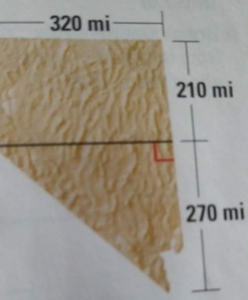 The diagram show the approximate length and width of nevada. estimate the area of the state &lt;