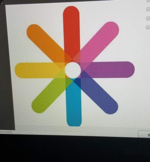 This image shows multi colored lines stemming from a white circle in the middle. this image is an ex
