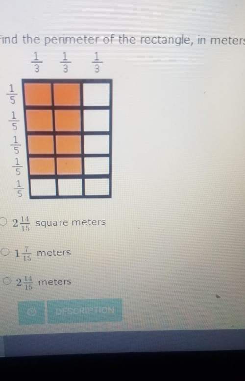 2. find the perimeter of the rectangle, in meters