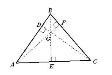 What is the name for point g on triangle abc?  a. centroid b. circumce