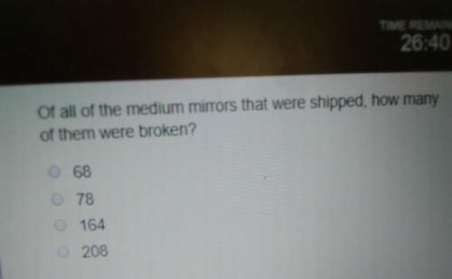 Of all of the medium mirrors that were shipped , how many of them were broken ?