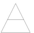 The isosceles trapezoid is part of an isosceles triangle with a 34 degree vertex angle. what is the