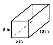 In the surface area formula shown, b represents the area of the square base, p represents the perime