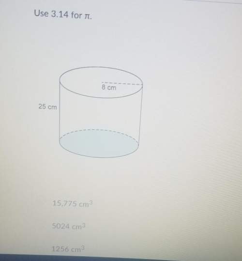 What is the approximate volume of the cylinder