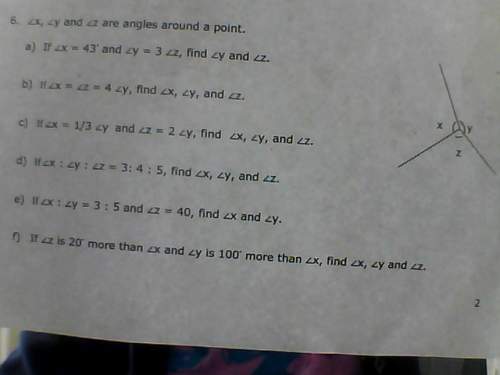 Math problem answer 6a through 6f