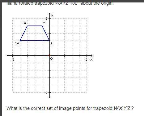 Ineed to pass this ! (first actual answer gets brainliest)  iliana rotated trapezoid wx