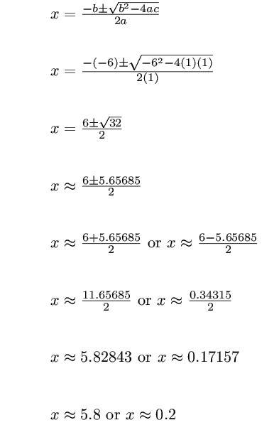 Really really need   3consider the quadratic equation x2 – 6x = –1. a. what is the value of the disc