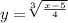 y=^{\sqrt[3]{\frac{x-5}{4}}}