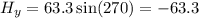 H_y=63.3\sin(270)=-63.3