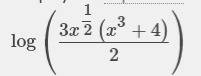 What expression is equivalent to log9+1/2logx+log(x^3+4) -log6?