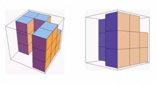 Will mark  is it possible to remove ten unit cubes from a 3 by 3 by 3 cube made from 27 unit cubes s