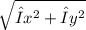 \sqrt{Δx^2+Δy^2}