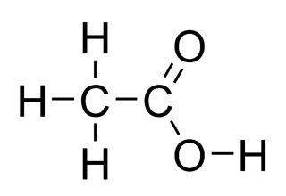 The pka value for the carboxylic acid group in acetic acid is 4.75. write the predominant structure