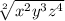 \sqrt[2]{x^{2} y^{3} z^{4}}