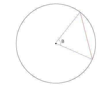 Two chords are congruent if and only if the associated central angles are congruent. true or false.