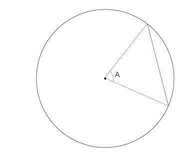 Two chords are congruent if and only if the associated central angles are congruent. true or false.