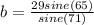 b= \frac{29sine(65)}{sine(71)}