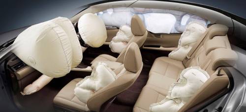 Airbags will deploy no matter from what angle your car is hit.