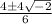 \frac{4\pm 4\sqrt{-2}}{6}