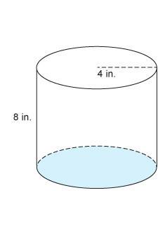 What is the exact volume of this cylinder?  4in 8in