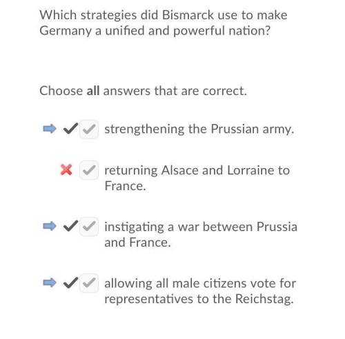 Which strategies did bismarck use to make germany a unified and u nation