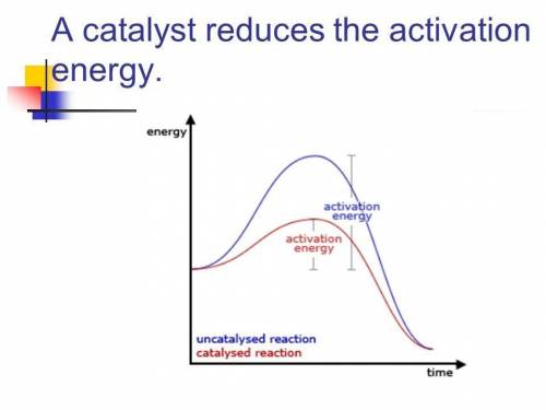 Which action would reduce the activation energy of a chemical reaction?