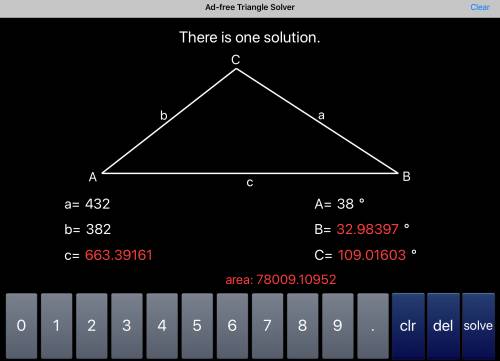 How many triangles have the following measurements?  a=38, a=432, b=382