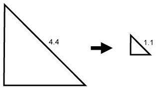 Halp meh  the first triangle is dilated to form the second triangle. select true or false for each s