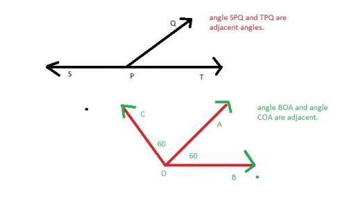 Explain two procedures that you can use to draw adjacent angles with given measures.