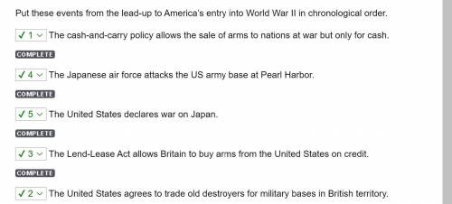 Events that lead up to america’s entry to world war ii in chronological order