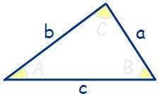 Law of cosines in (triangle )rst if r = 14 yd s = 9 yd t = 6 yd find m
