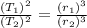 \frac{(T_1)^2}{(T_2)^2}=\frac{(r_1)^3}{(r_2)^3}
