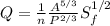 Q=\frac{1}{n}\frac{A^{5/3}}{P^{2/3}}S_{f}^{1/2}