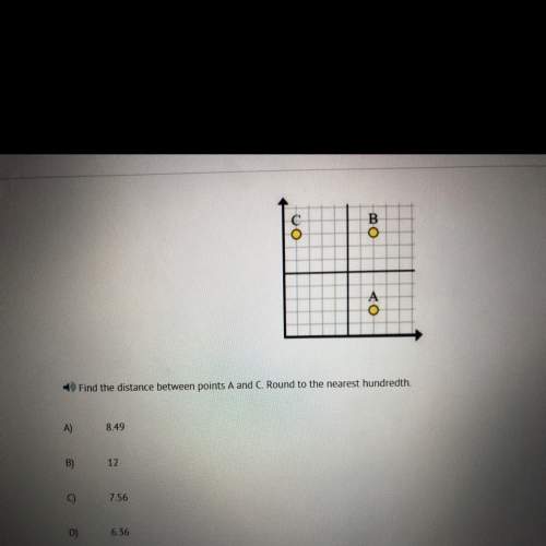 Find the distance between points a and c.