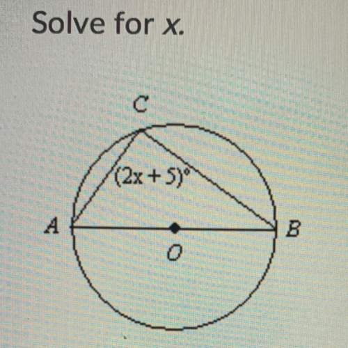 A) x= 42.5 b) x= 90 c)x=87.5 d) x=27.5