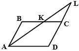 Given: abcd is ∥-gram prove: △abk∼△lck