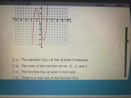 Which of the following is not true about the graph below need 100