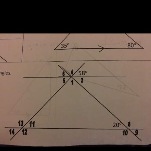 Determine the measure of of angle 4, 6, and 12