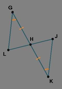 Which congruency theorem can be used to prove that △ghl ≅ △khj? a)sss b)asa c)sas d)aas