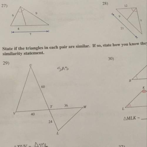 Can someone tell me how to find the missing length of 27 and 28?