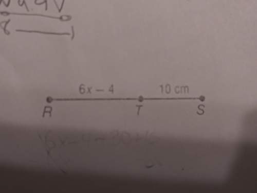 Find the value of x if rs=30 centimeters