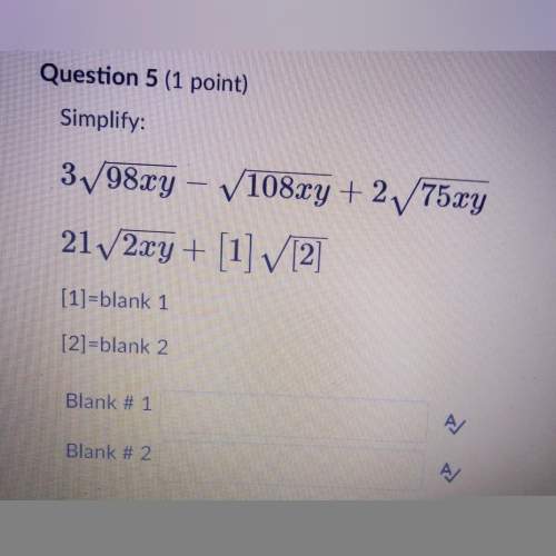 Can someone me? simplify: [tex]3 \sqrt{98xy} - \sqrt{108xy \: } \: + 2 \sqrt{75xy} [/tex][tex]2
