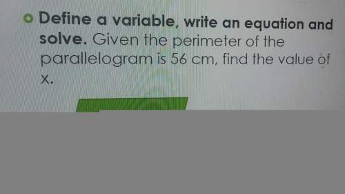 Hi! i really need with this problem! it is due tomorrow! show work on how you got the answer.