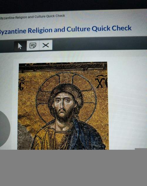 How does this image show a unique quality of byzantine culture? a.) the mosaic portrays jesus. b.)