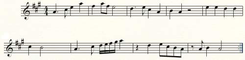 Use the music example to answer the questions. (a) what is the time signature? (b) which measure do