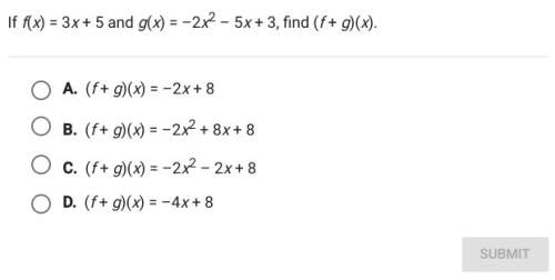 If f(x)=3x+5 and g(x)=-2x^2-5x+3, find (f+g) (x)
