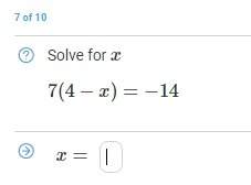 Solve x: (on the attachment), , due in for tomorrow! xx