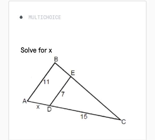 Ineed with this question. the choices are: a). x=7 b). x=11 c). x=23.57 d). x=8.57
