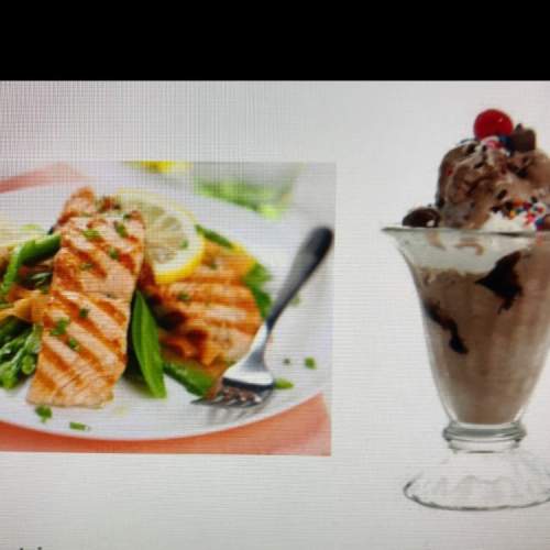 Compare the two servings below. which of the following will the serving on the left provide in great