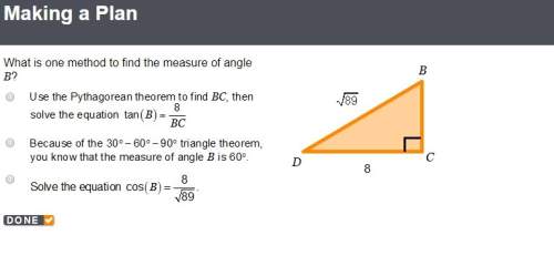 What is one method to find the measure of angle b?